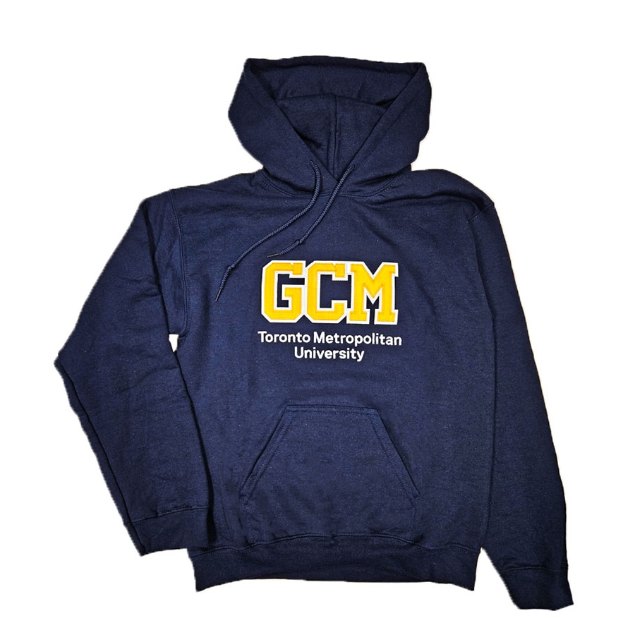 Navy Hoodie with GCM Logo