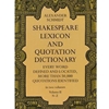SHAKESPEARE LEXICON & QUOTATION DICTIONARY VOL.2 N-Z