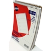 A 100 sheet Hilroy brand pad of voicemail logs. Front cover of pad is red and white.