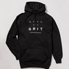 Black Hoodie with "Made of GRIT" Logo
