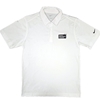 TMU Nike Polo with Black University Logo Left Chest - White