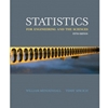 STATISTICS FOR ENGINEERING & THE SCIENCES