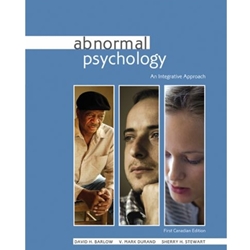 Abnormal Psychology: An Integrative Approach with CD Canadian Edition