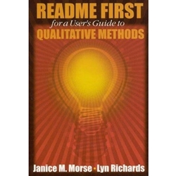 README FIRST FOR A USER'S GUIDE TO QUALITATIVE METHODS
