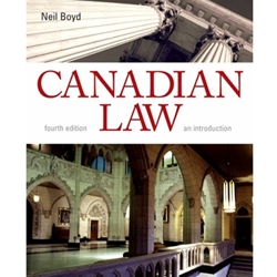 CANADIAN LAW AN INTRODUCTION