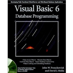 VISUAL BASIC 6 DATABASE PROGRAMMING WITH CD