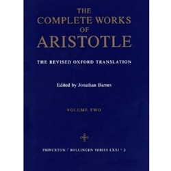 COMPLETE WORKS OF ARISTOTLE VOL.2