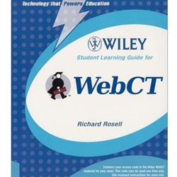 WEBCT STUDENT LEARNING GUIDE