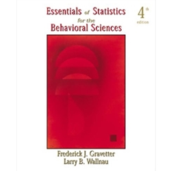 ESSENTIALS OF STATISTICS FOR THE BEHAVIORAL SCIENCES