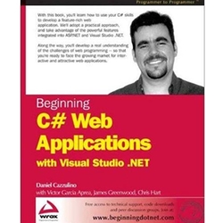 BEGINNING C# WEB APPLICATIONS WITH VISUAL STUDIO.NET