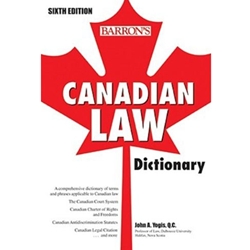 CANADIAN LAW DICTIONARY