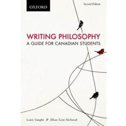 WRITING PHILOSOPHY: A GUIDE FOR CANADIAN STUDENTS