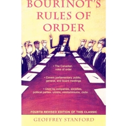 BOURINOT'S RULES OF ORDER