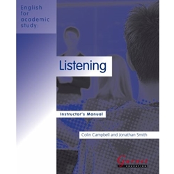ENGLISH FOR ACADEMIC STUDY: LISTENING 2012 ED. TEACHER'S MANUAL