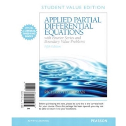 APPLIED PARTIAL DIFFERENTIAL EQUATIONS LOOSE LEAF ED.