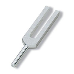 An aluminum alloy tuning fork.
