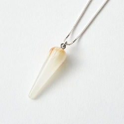 This Too Will Pass Calcite Pendant Necklace
