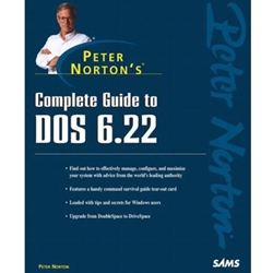 PETER NORTON'S COMPLETE GUIDE TO DOS 6.22