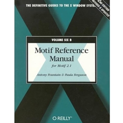 MOTIF REFERENCE MANUAL FOR MOTIF 2.1 VOL.6B