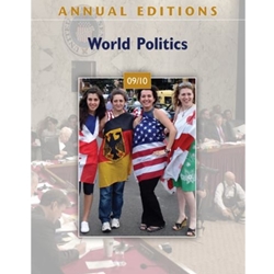 WORLD POLITICS ANNUAL EDITION  09/10