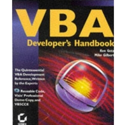 VBA DEVEOLPER'S HANDBOOK WITH CD-ROM
